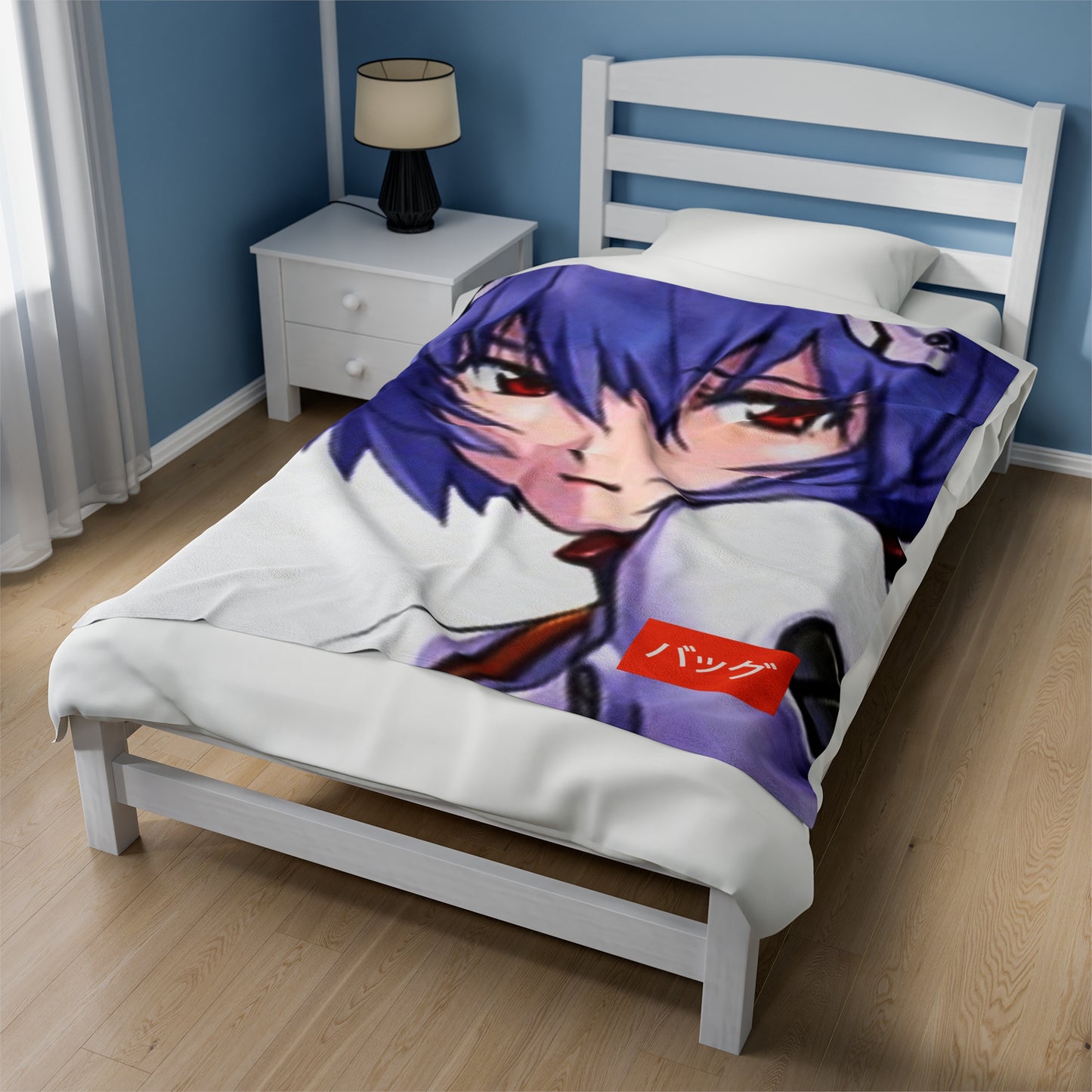 Rei Ayanami - Velveteen Plush Blanket