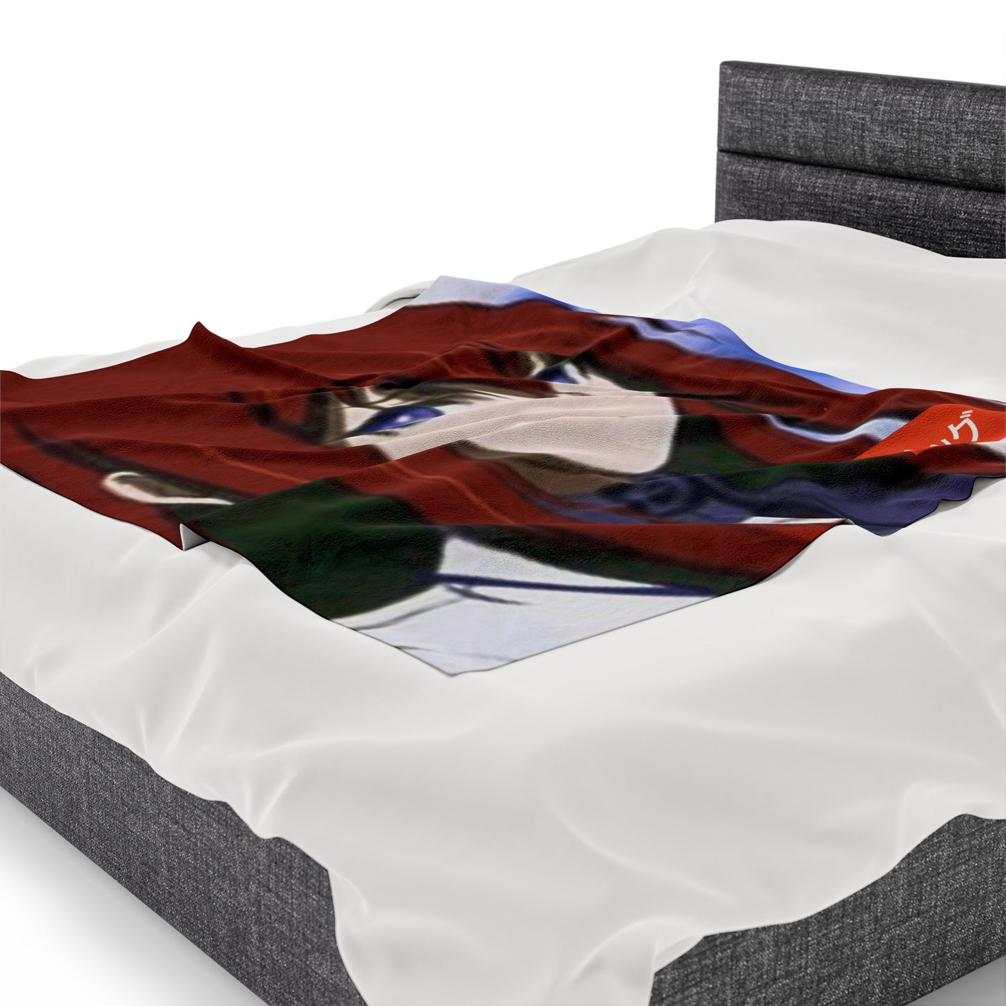 Kurisu Makise - Velveteen Plush Blanket