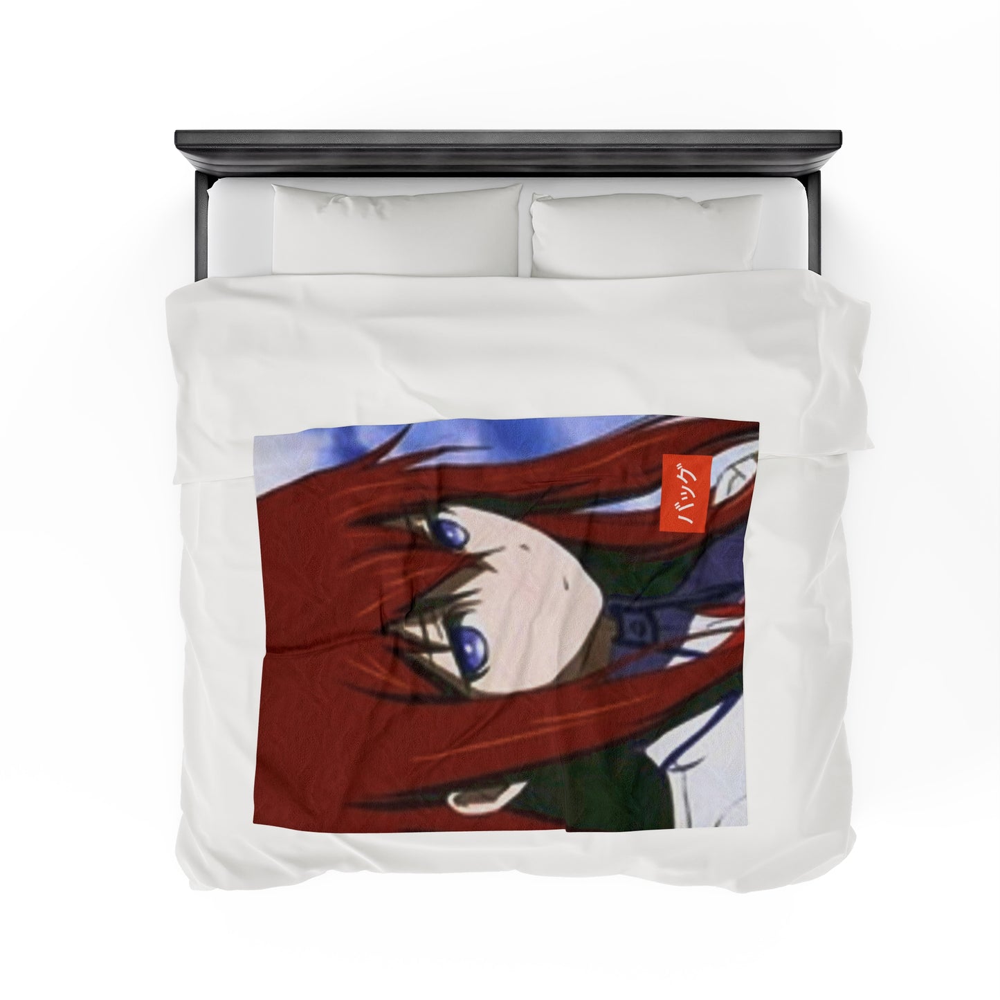 Kurisu Makise - Velveteen Plush Blanket
