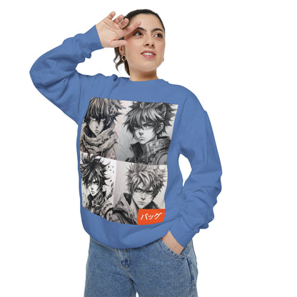 Kazuma Satou - Unisex Garment-Dyed Sweatshirt