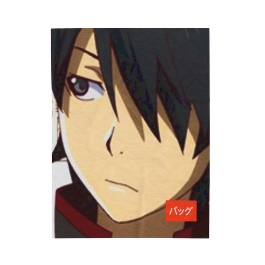 Koyomi Araragi - Velveteen Plush Blanket