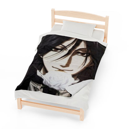 Sebastian Michaelis - Velveteen Plush Blanket