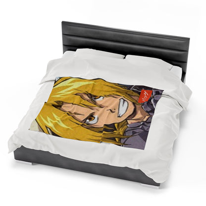 Edward Elric - Velveteen Plush Blanket