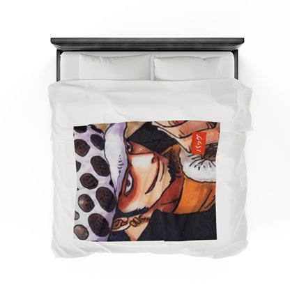 Law Trafalgar - Velveteen Plush Blanket