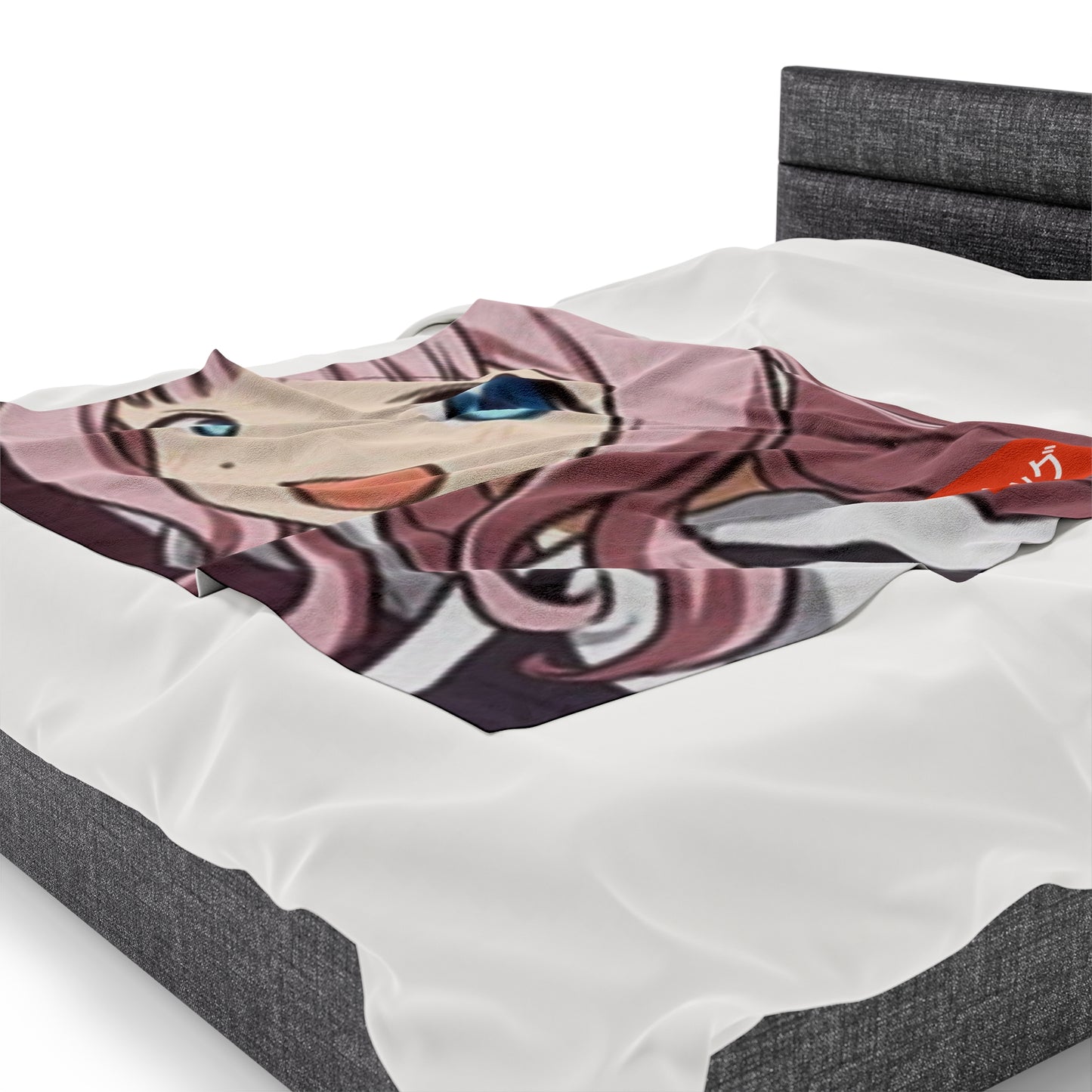 Chika Fujiwara - Velveteen Plush Blanket