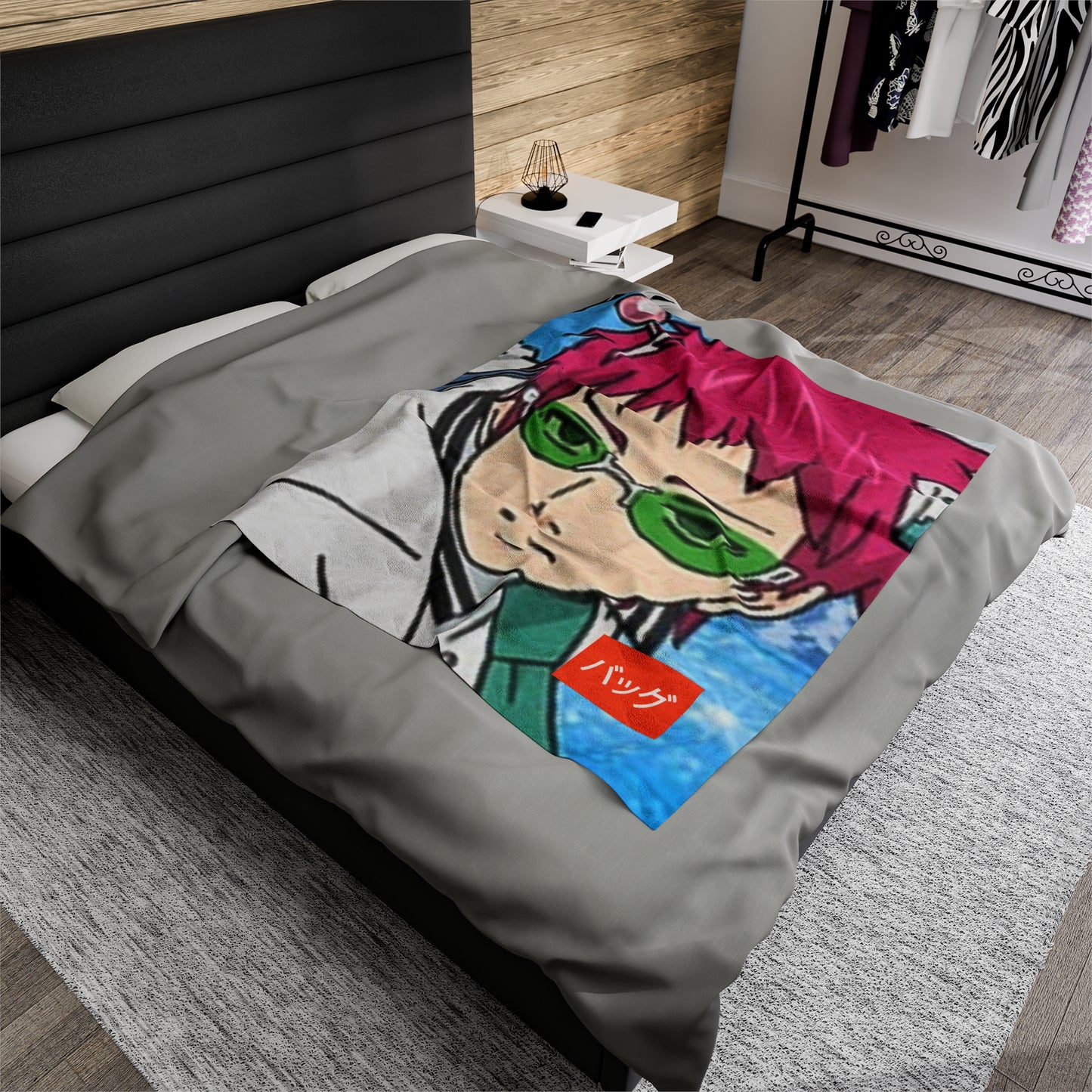 Kusuo Saiki - Velveteen Plush Blanket