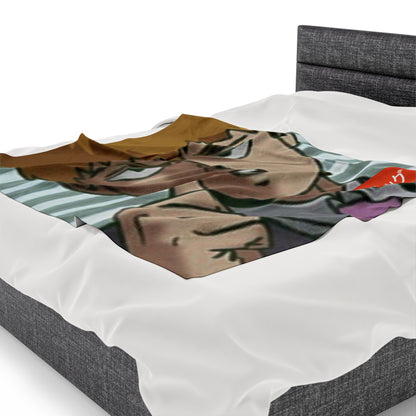 Arataka Reigen - Velveteen Plush Blanket