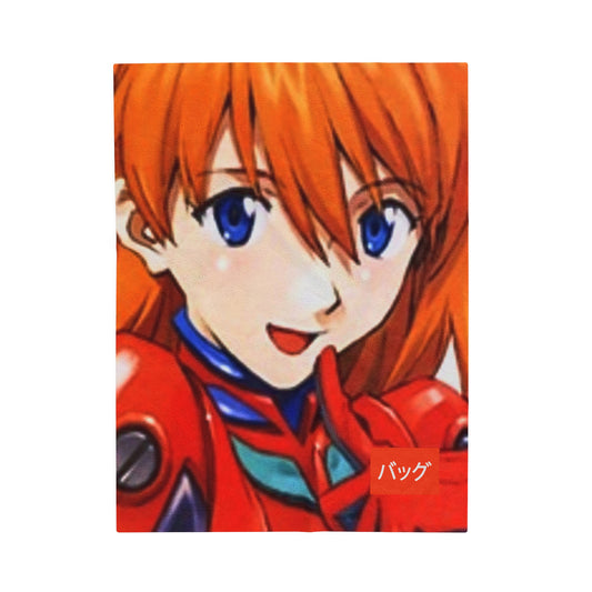 Asuka Langley Souryuu - Velveteen Plush Blanket