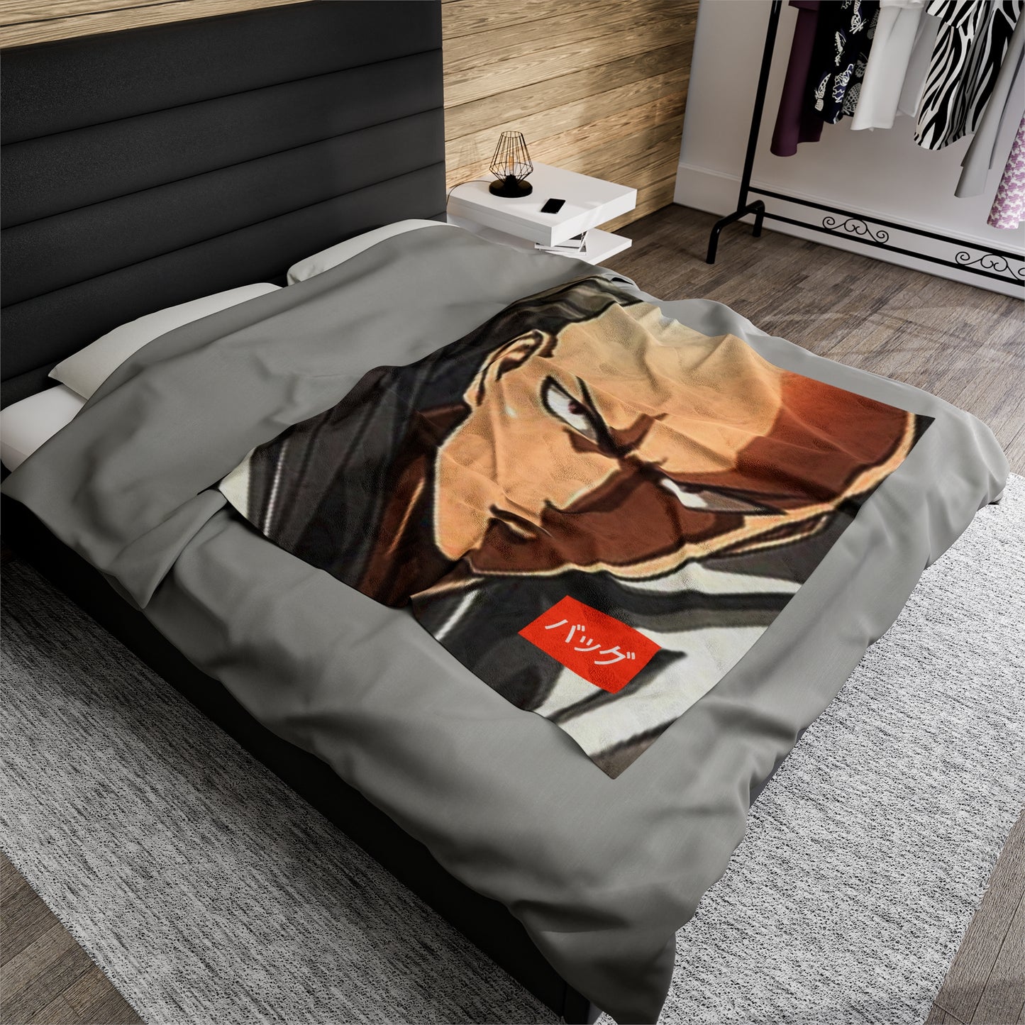 Saitama - Velveteen Plush Blanket