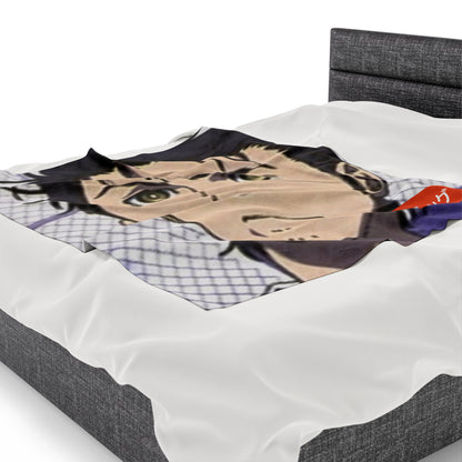 Rintarou Okabe - Velveteen Plush Blanket