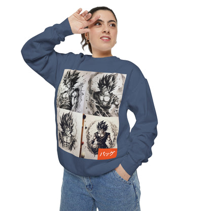 Goku - Unisex Garment-Dyed Sweatshirt