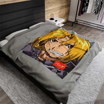 Edward Elric - Velveteen Plush Blanket