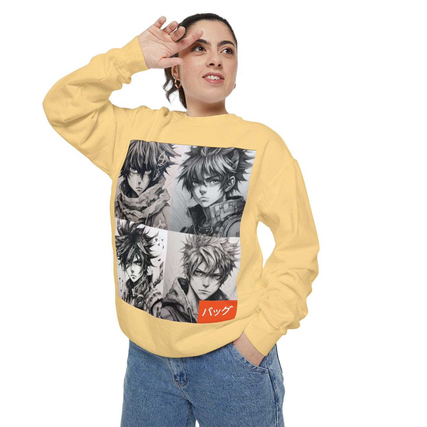 Kazuma Satou - Unisex Garment-Dyed Sweatshirt