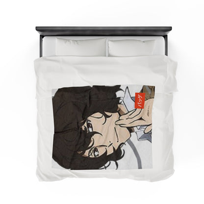 Osamu Dazai - Velveteen Plush Blanket