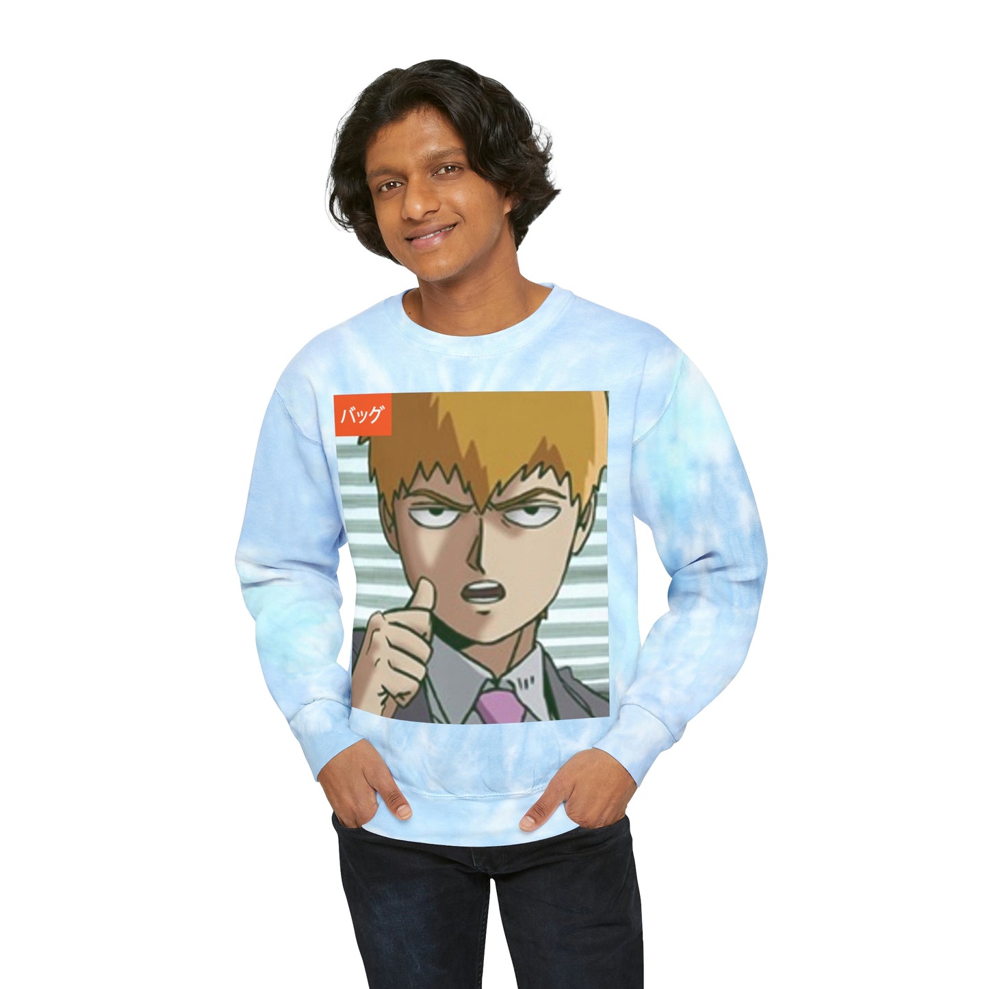 Arataka Reigen - Unisex Tie-Dye Sweatshirt