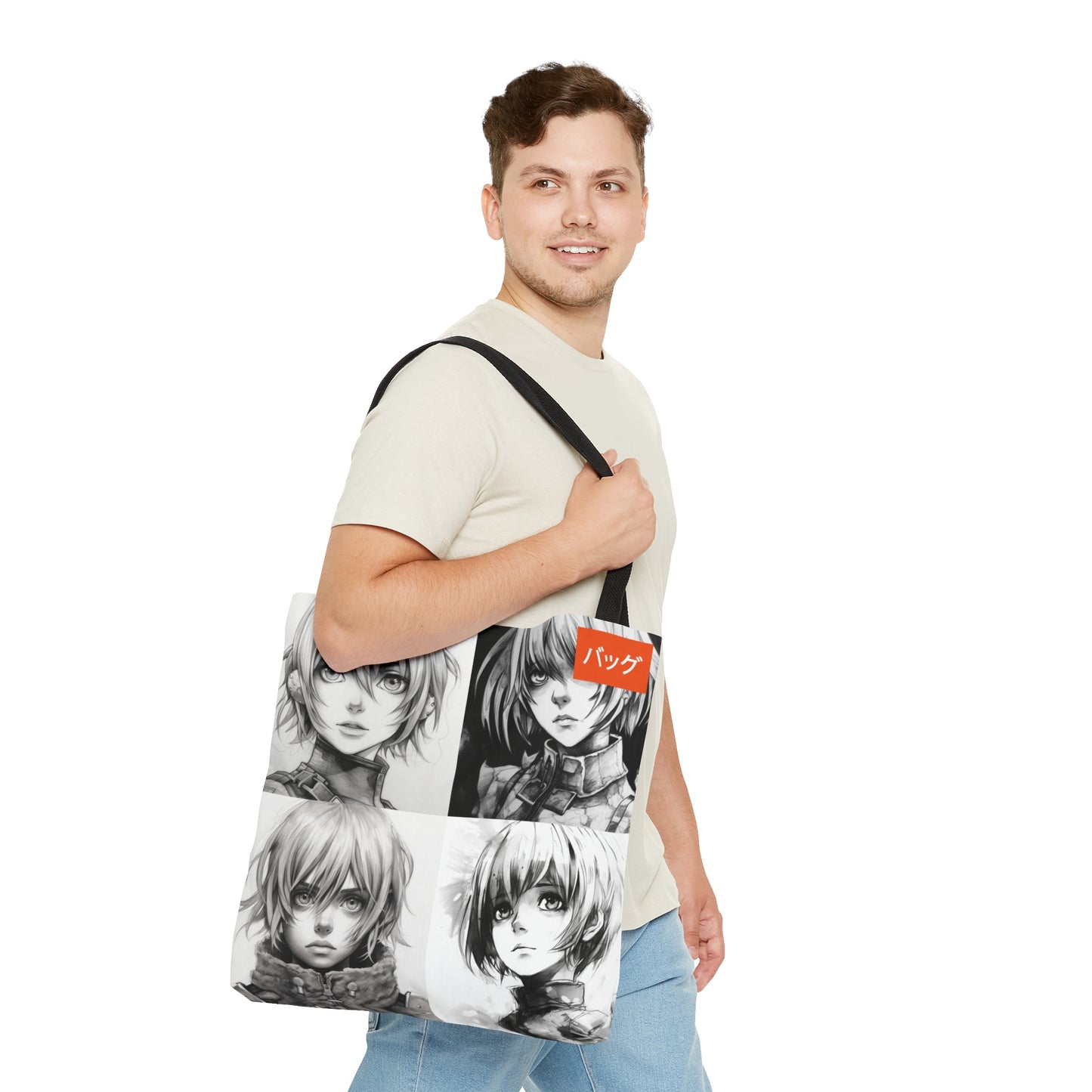 Armin Arlert - BW - Tote Bag (AOP)