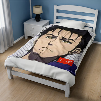 Rintarou Okabe - Velveteen Plush Blanket