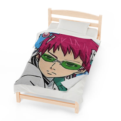 Kusuo Saiki - Velveteen Plush Blanket