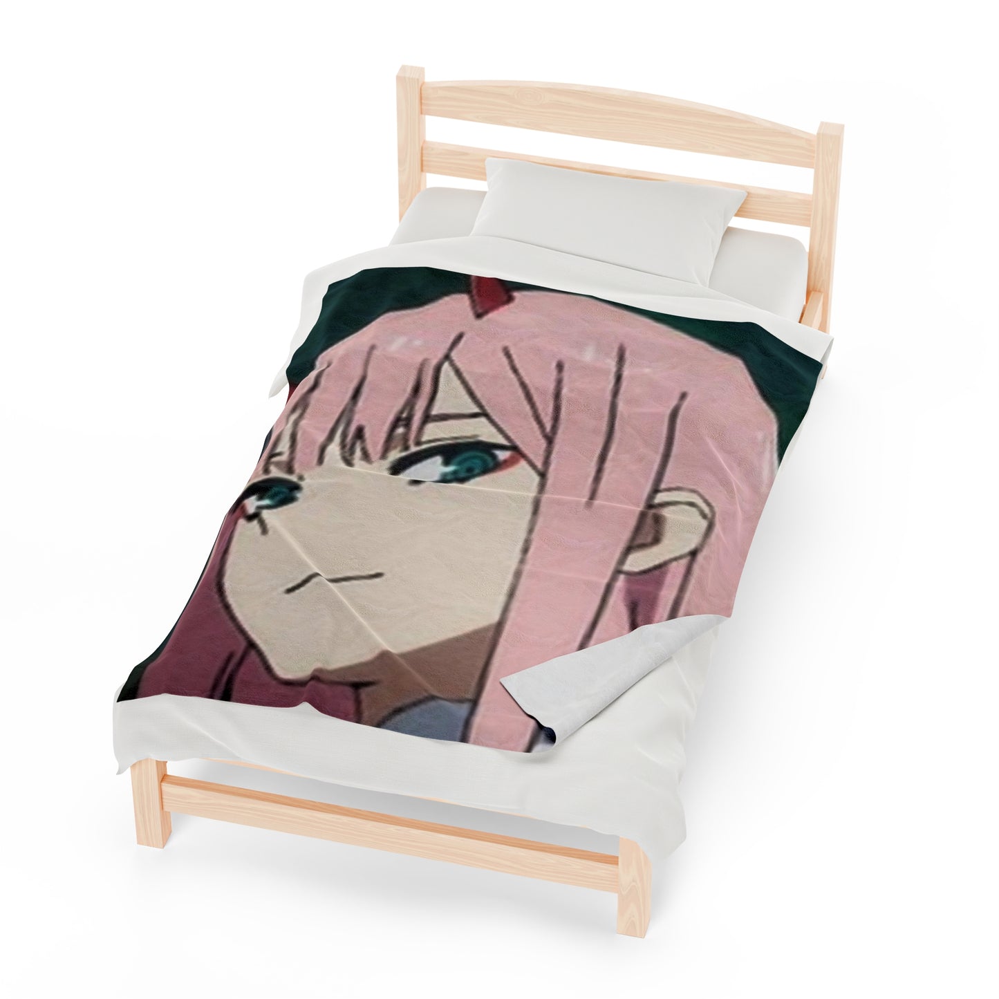 Zero Two - Velveteen Plush Blanket