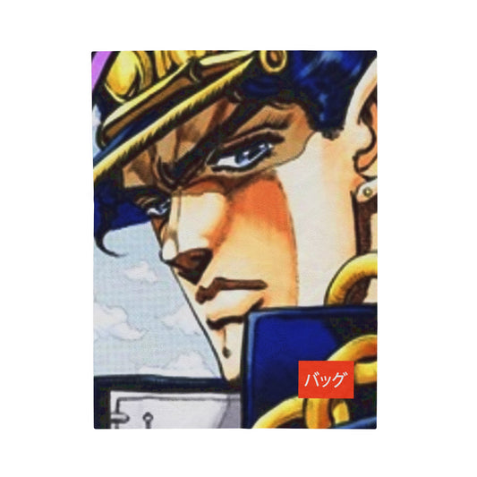 Jotaro Kujo - Velveteen Plush Blanket