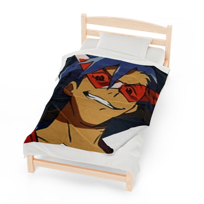 Kamina - Velveteen Plush Blanket