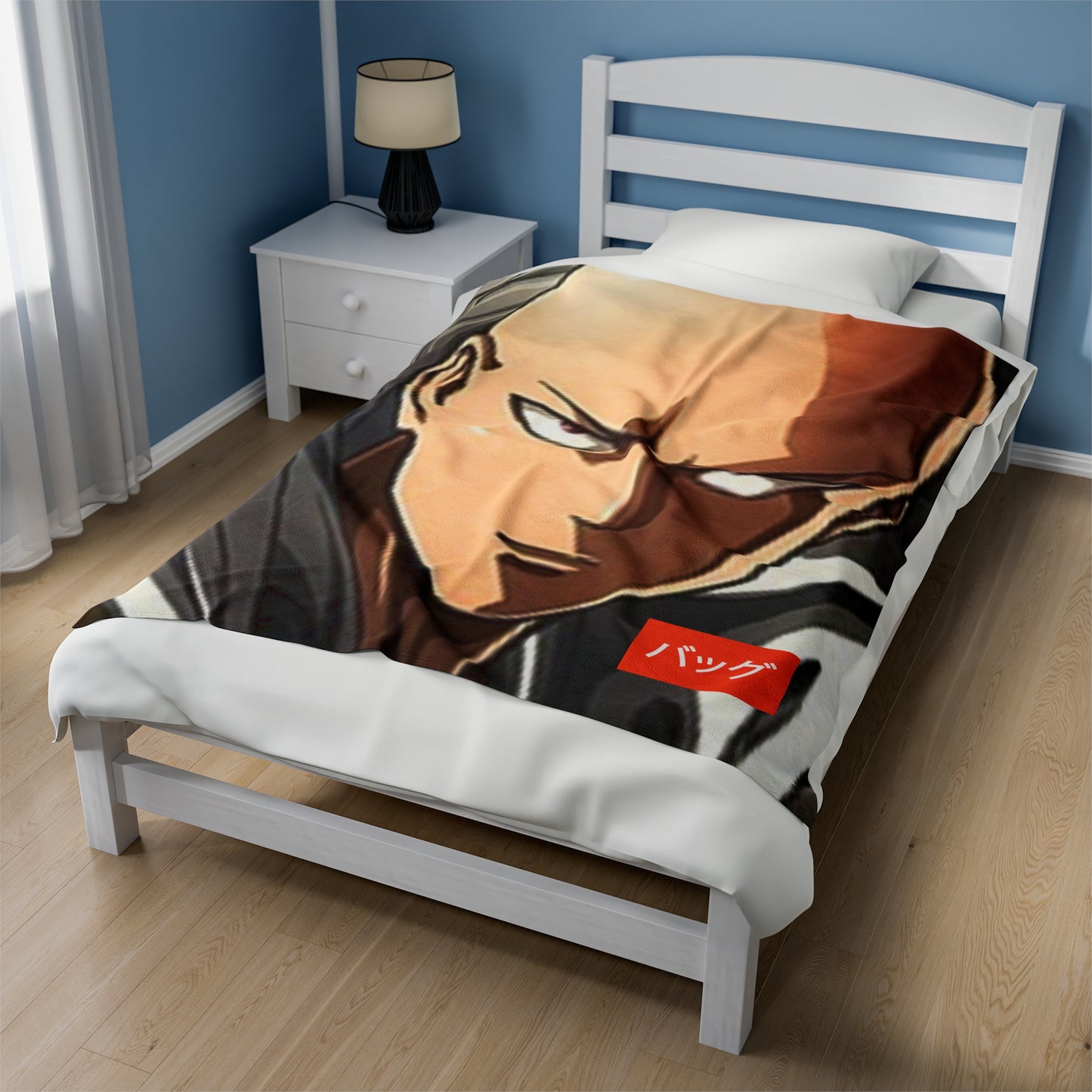 Saitama - Velveteen Plush Blanket