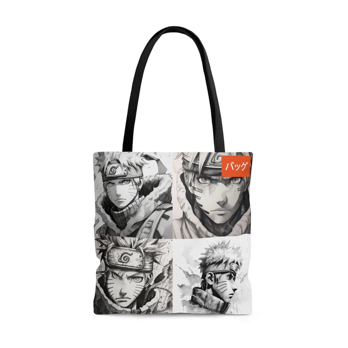 Naruto - BW - Tote Bag (AOP)