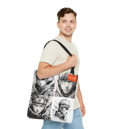 Naruto - BW - Tote Bag (AOP)