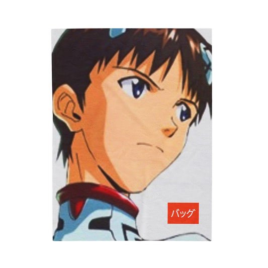 Shinji Ikari - Velveteen Plush Blanket