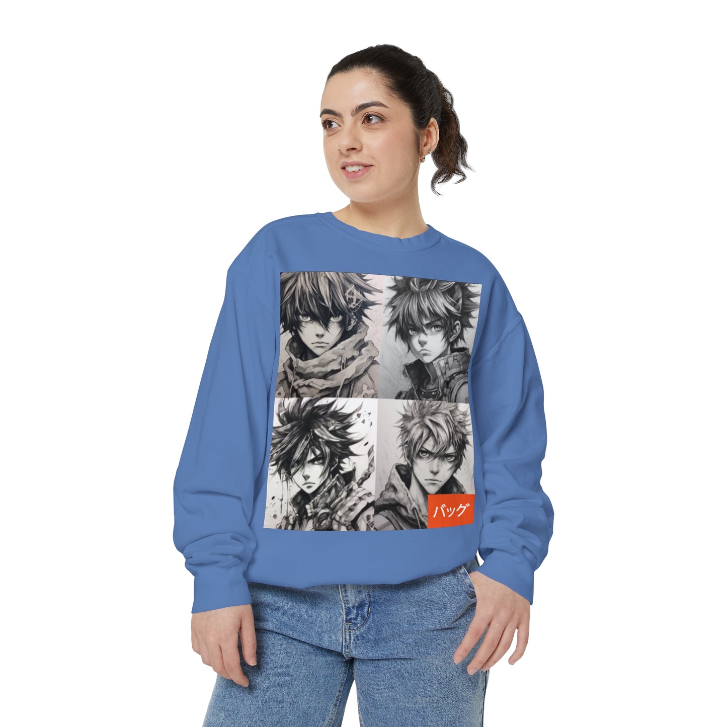 Kazuma Satou - Unisex Garment-Dyed Sweatshirt