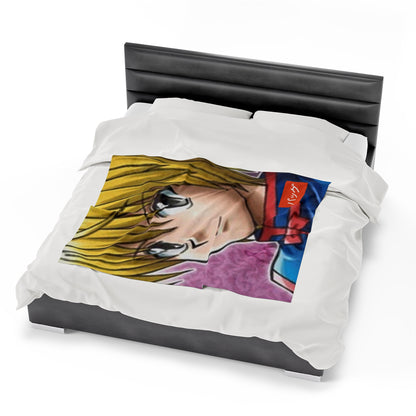 Kurapika - Velveteen Plush Blanket