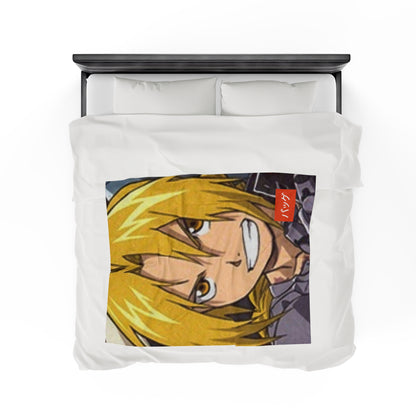 Edward Elric - Velveteen Plush Blanket