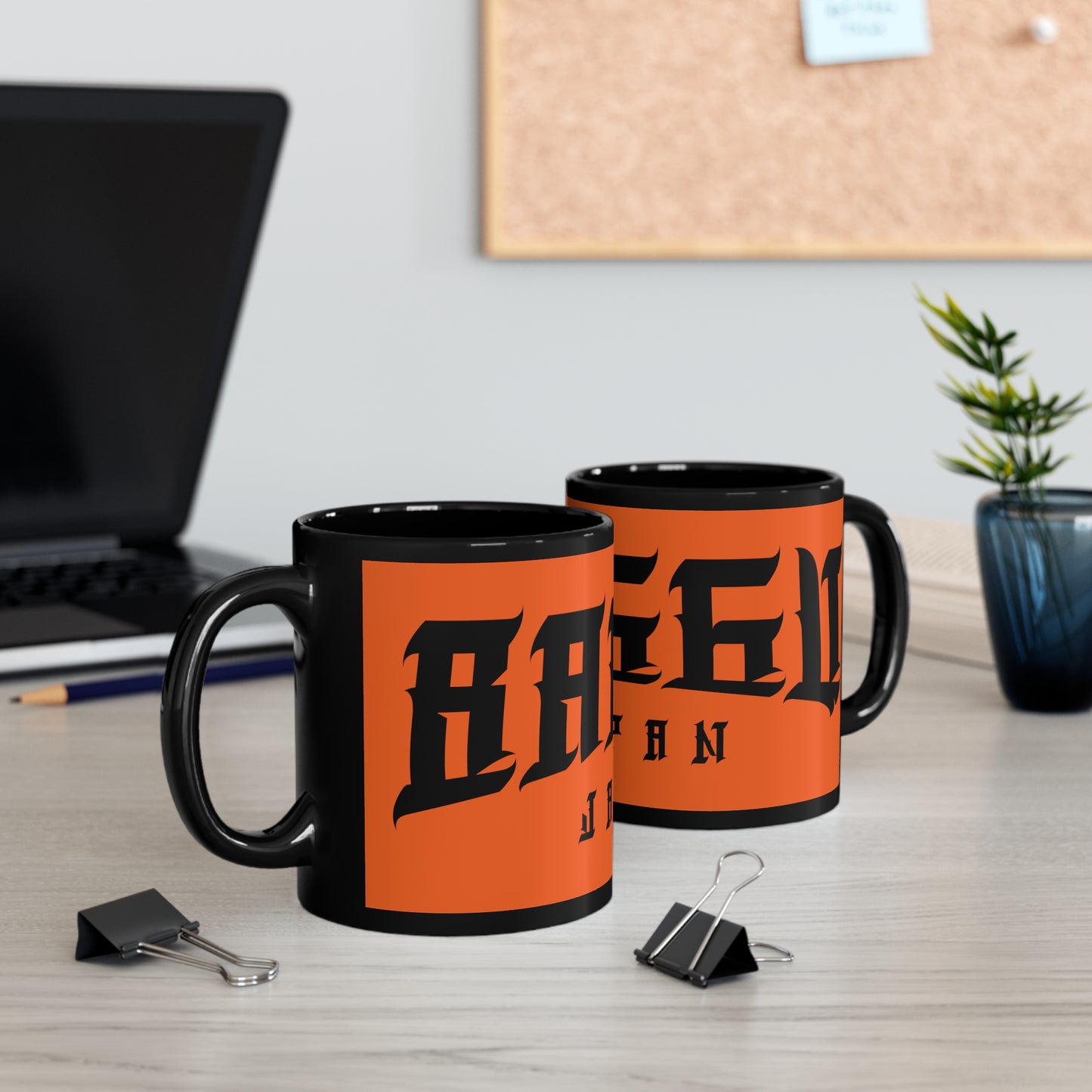 11oz Black Mug