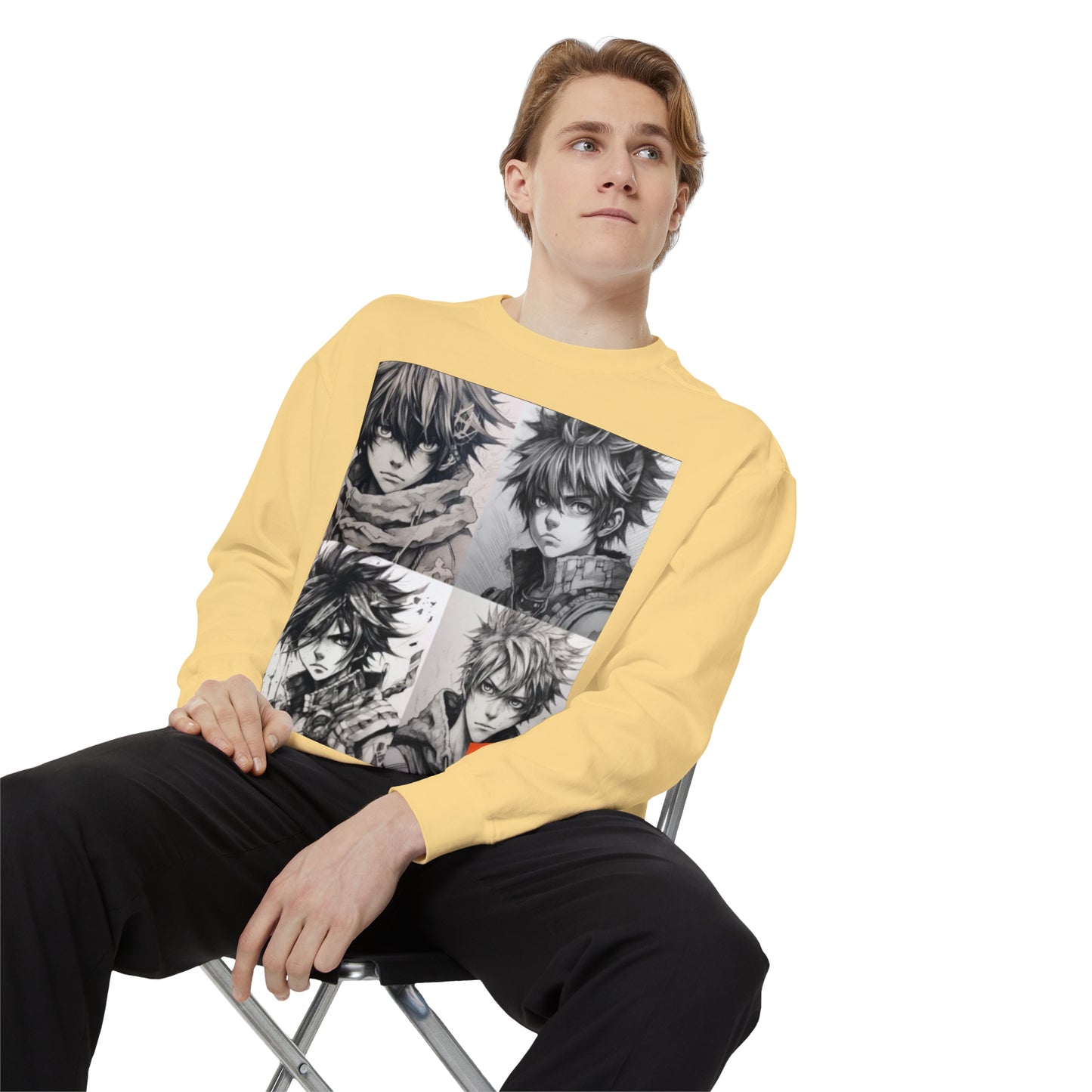 Kazuma Satou - Unisex Garment-Dyed Sweatshirt