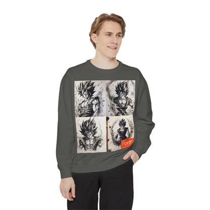 Goku - Unisex Garment-Dyed Sweatshirt