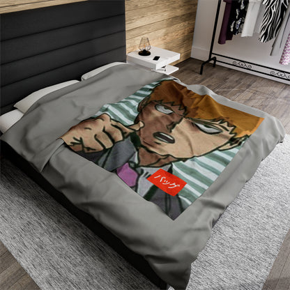 Arataka Reigen - Velveteen Plush Blanket