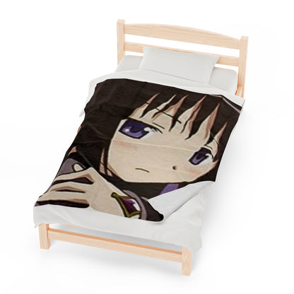 Homura Akemi - Velveteen Plush Blanket