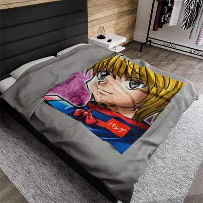 Kurapika - Velveteen Plush Blanket