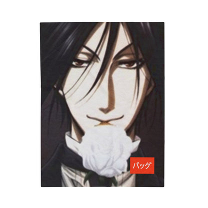 Sebastian Michaelis - Velveteen Plush Blanket