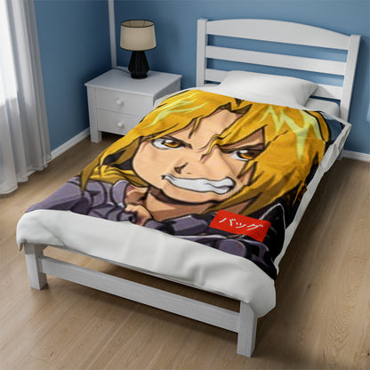 Edward Elric - Velveteen Plush Blanket