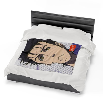 Rintarou Okabe - Velveteen Plush Blanket