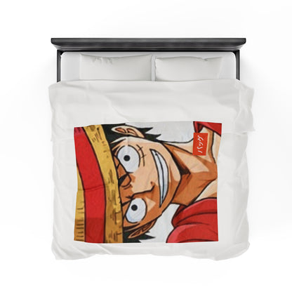 Monkey D. Luffy - Velveteen Plush Blanket