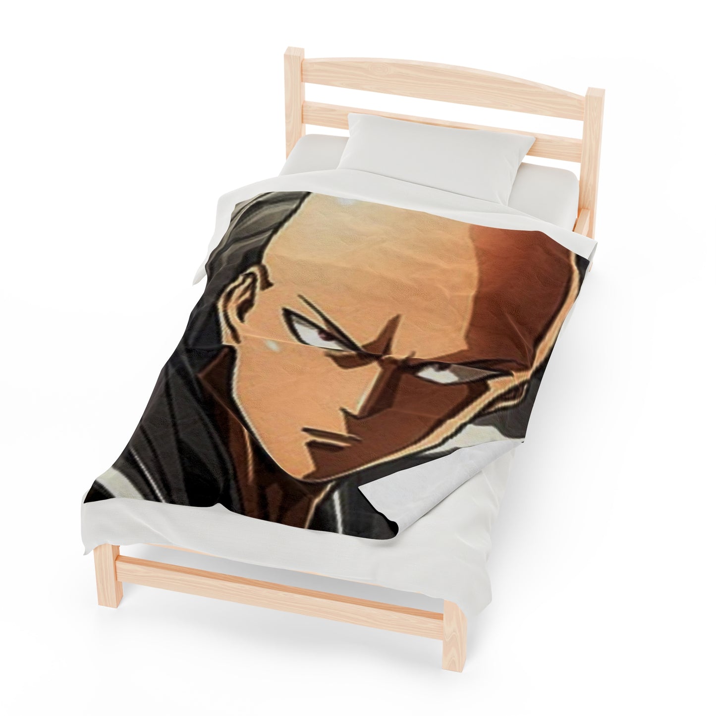 Saitama - Velveteen Plush Blanket