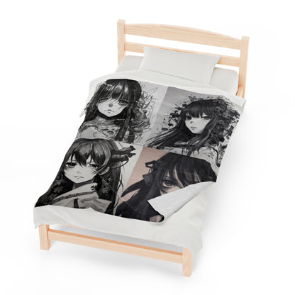 Homura Akemi - Velveteen Plush Blanket