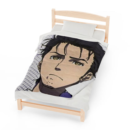 Rintarou Okabe - Velveteen Plush Blanket