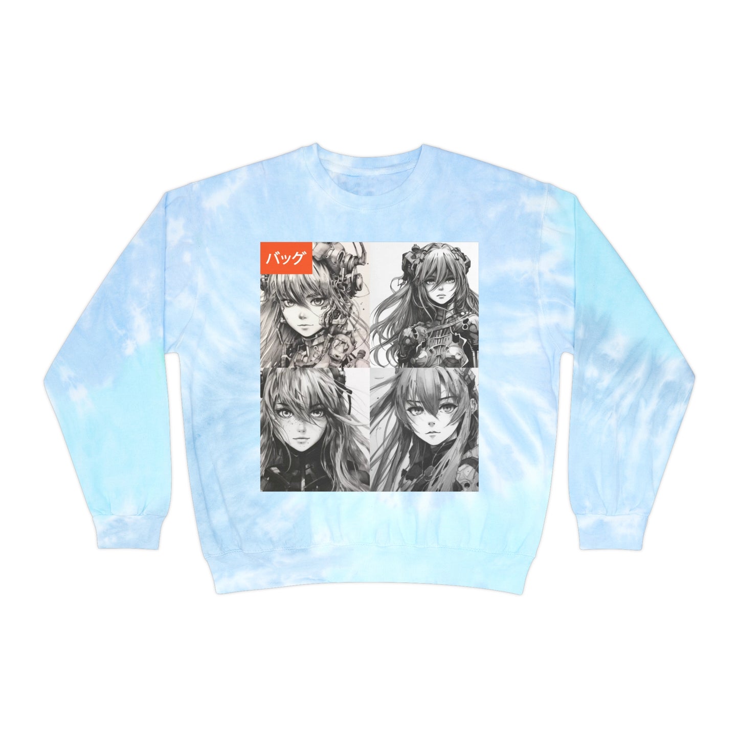 Asuka Langley Soury - Unisex Tie-Dye Sweatshirt