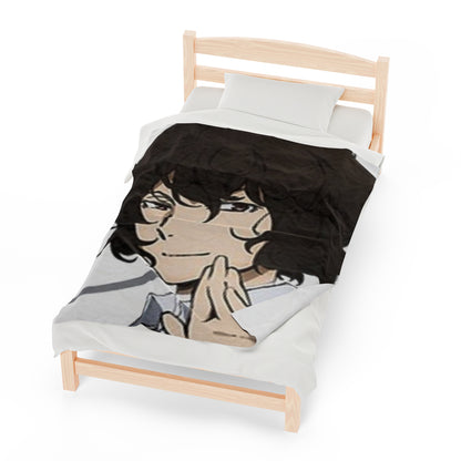 Osamu Dazai - Velveteen Plush Blanket