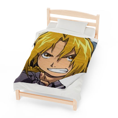 Edward Elric - Velveteen Plush Blanket