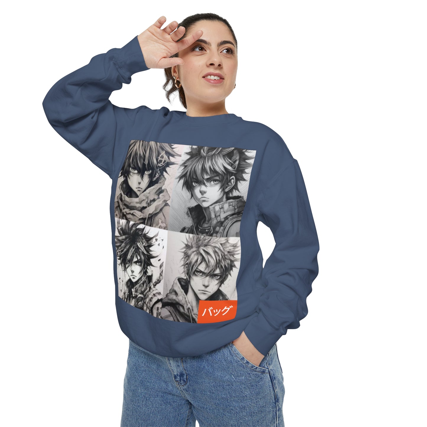 Kazuma Satou - Unisex Garment-Dyed Sweatshirt