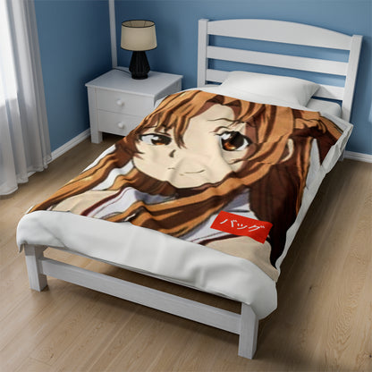 Asuna Yuuki - Velveteen Plush Blanket